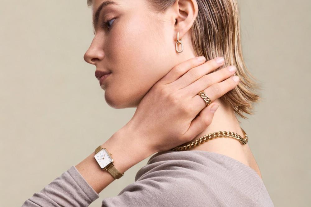Daniel Wellington Quadro Pressed Evergold DW0010056