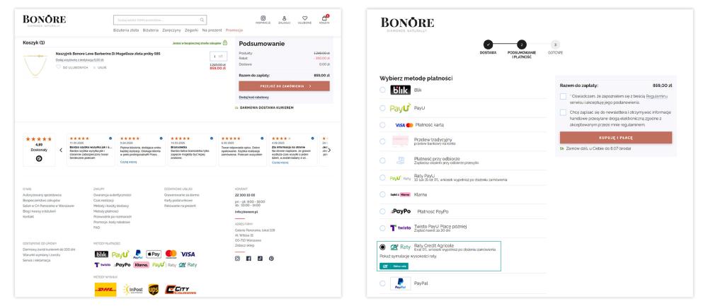 Raty Credit Agricole Bonore