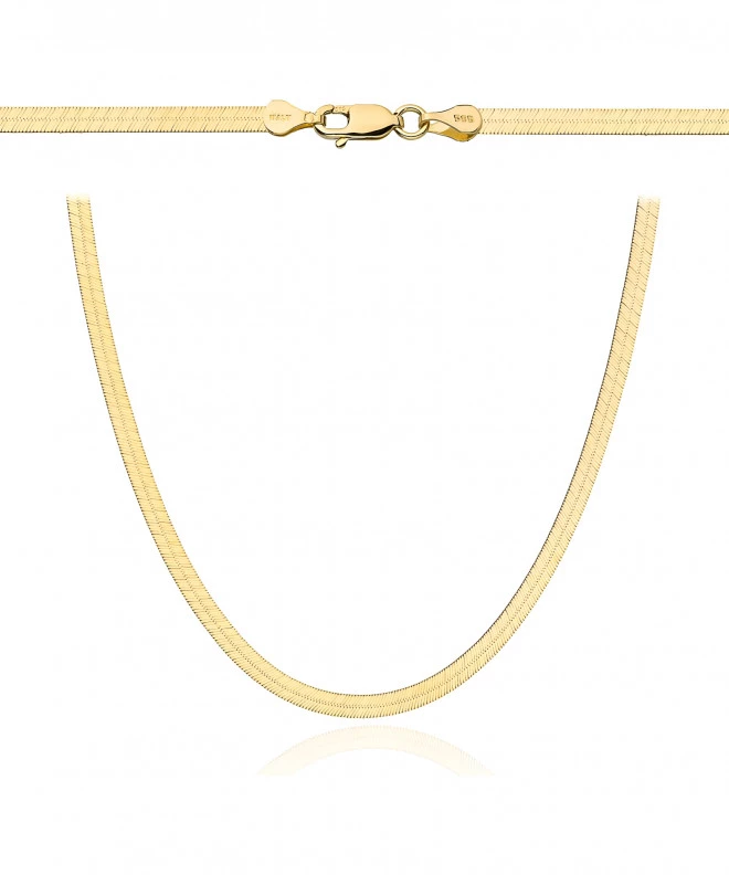 Łańcuszek Bonore 42 cm Splot Taśma ze Złota próby 585 146936