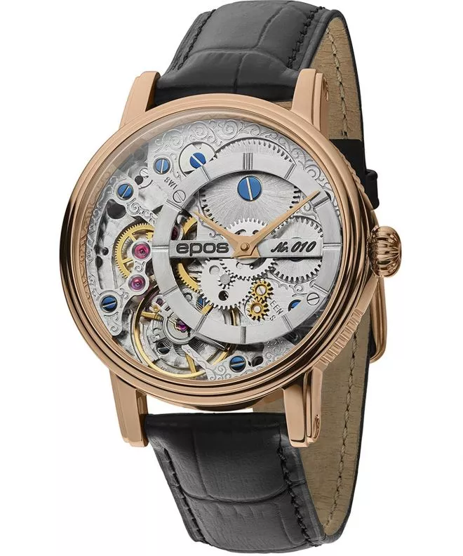 Zegarek męski Epos Oeuvre D'Art Verso Skeleton Limited Edition 3435.313.24.18.25