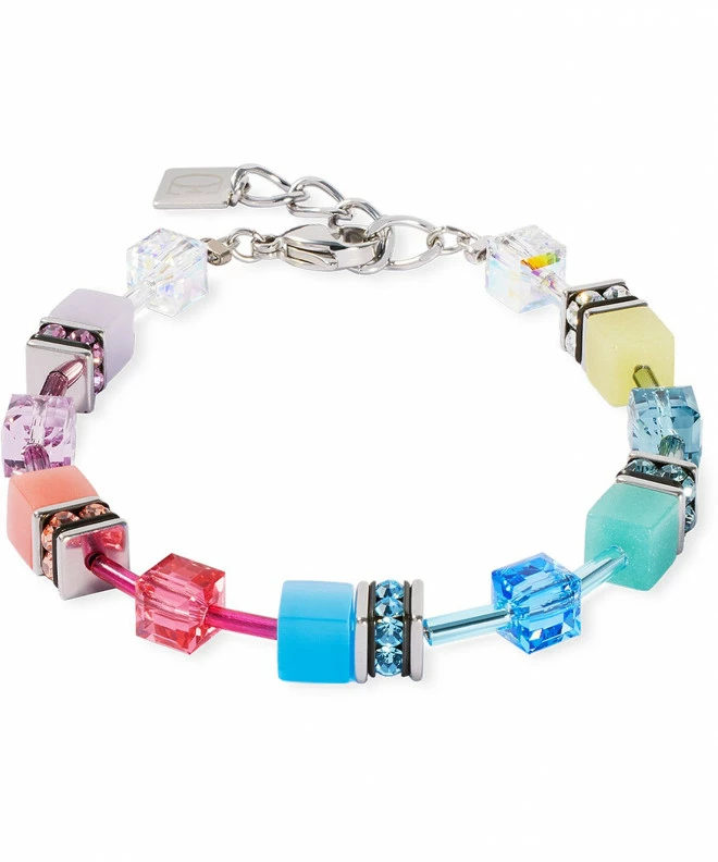 Bransoletka Coeur de Lion Iconic GeoCUBE® Magic Silver 2838/30-1517