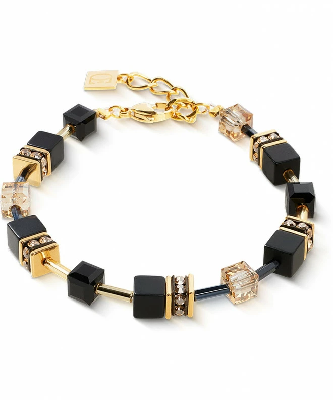 Bransoletka Coeur de Lion GeoCUBE® Iconic Precious Onyx 4018/30-1316