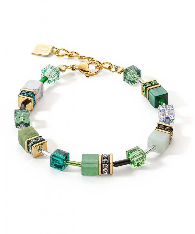 Bransoletka Coeur de Lion GeoCUBE® Iconic Precious Green 4905/30-0500