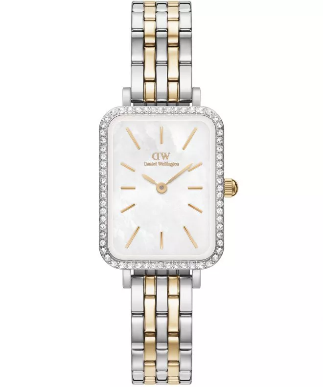 Zegarek damski Daniel Wellington Quadro Lumine Bezel 5-Link Two-Tone 20 DW00100671