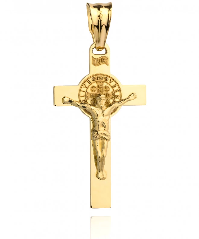 Krzyżyk Bonore Basic Sant'Agata Di Pugliaze złota próby 585 147628