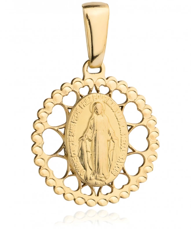 Medalik Bonore Basic San Cesario Di Lecceze złota próby 585 147633