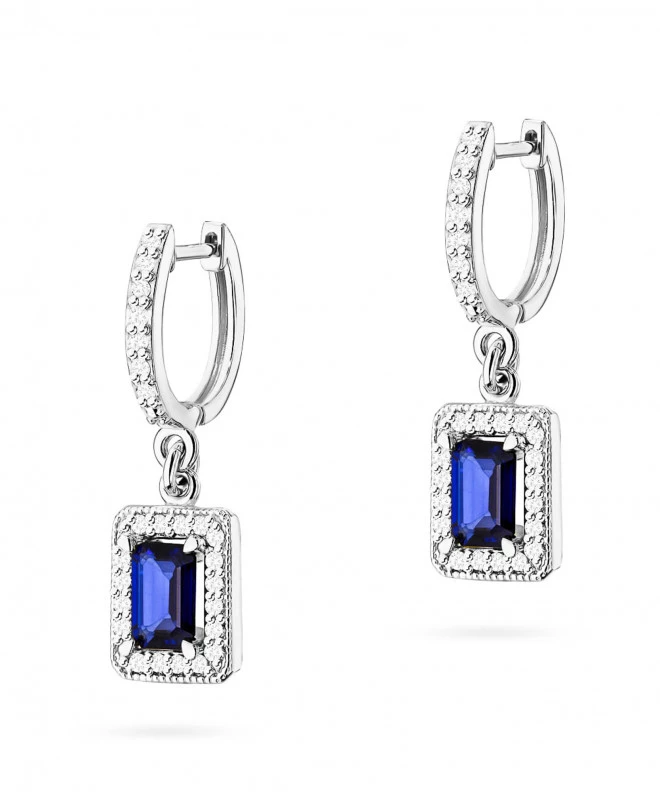 Kolczyki Bonore ze Złota próby 585 z szafirem 1,2 ct 173923