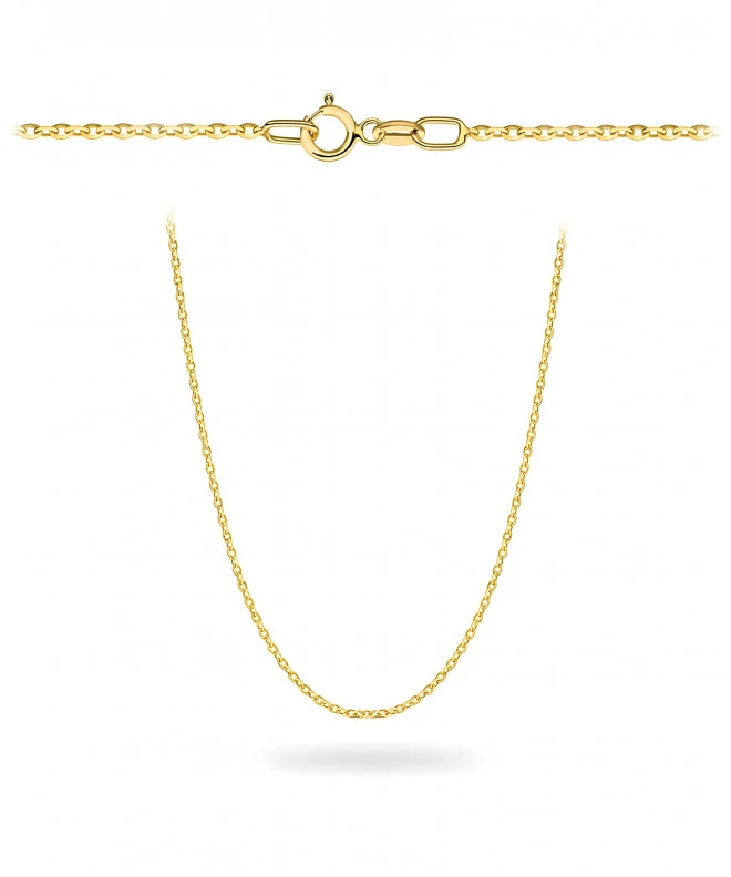 Łańcuszek Bonore 50 cm Splot Rolo ze Złota próby 585 147778