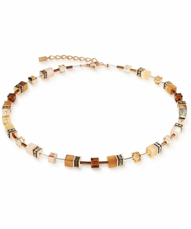 Naszyjnik Coeur de Lion GeoCUBE® Iconic Mocha Mousse 2838/10-1100