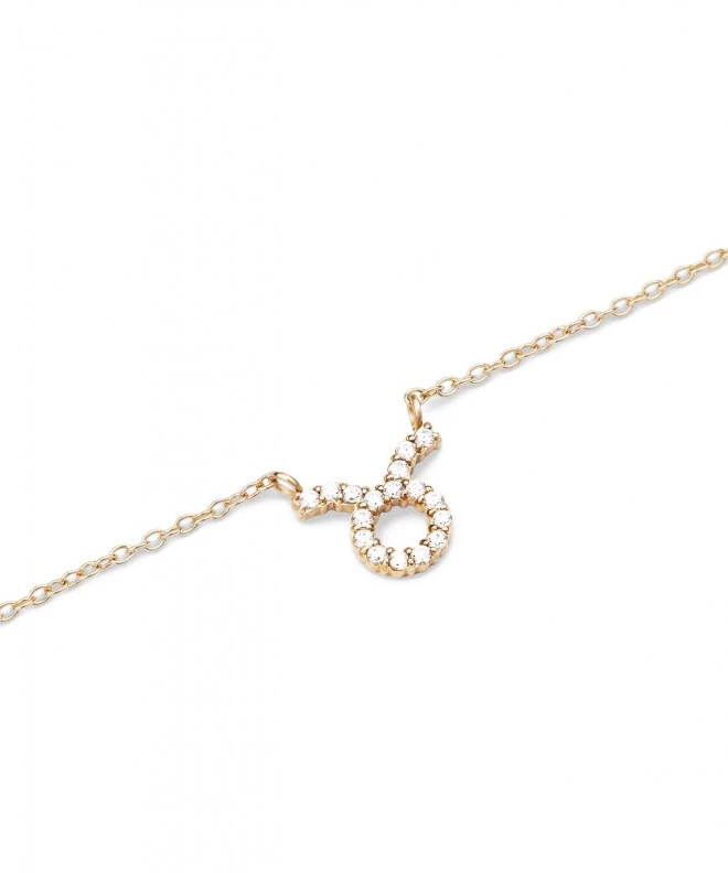 Naszyjnik Daniel Wellington Crystal Zodiac Chain Gold Taurus DW00400920