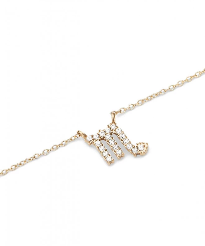 Naszyjnik Daniel Wellington Crystal Zodiac Chain Gold Scorpio DW00400926
