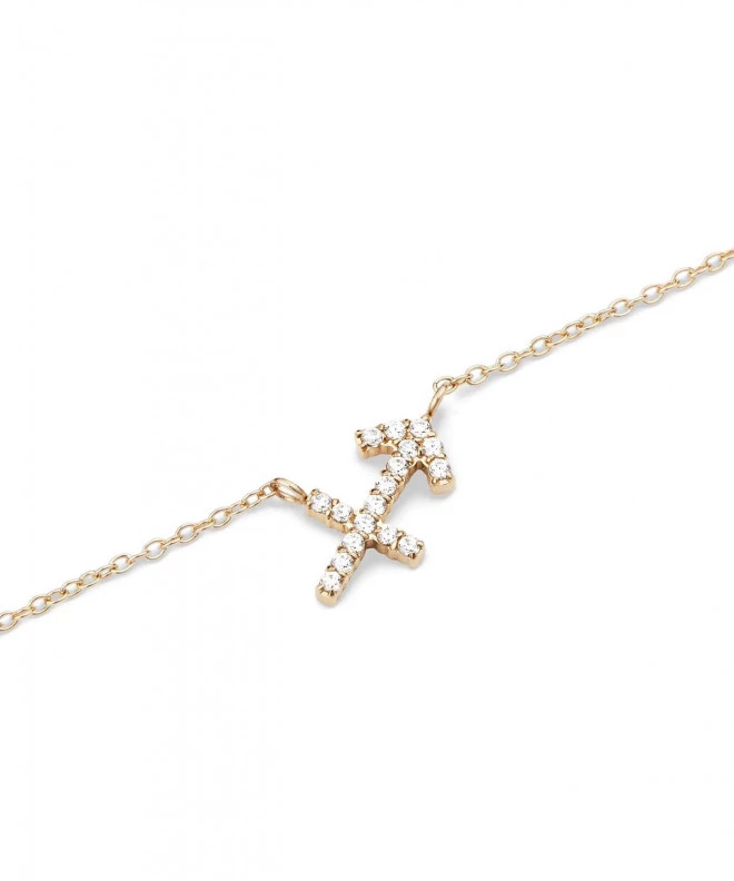 Naszyjnik Daniel Wellington Crystal Zodiac Chain Gold Sagittarius DW00400927
