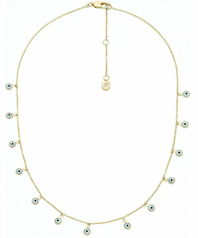 Naszyjnik Fossil Sutton Evil Eye Brass JA7283710