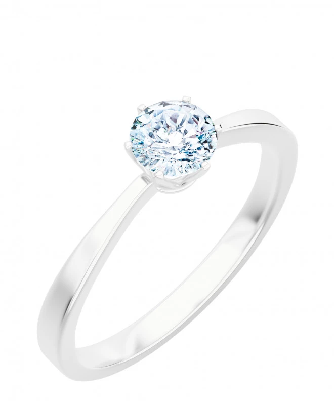 Pierścionek Bonore Elegant Borgomalez białego złota próby 585 z diamentem 1 ct 118284