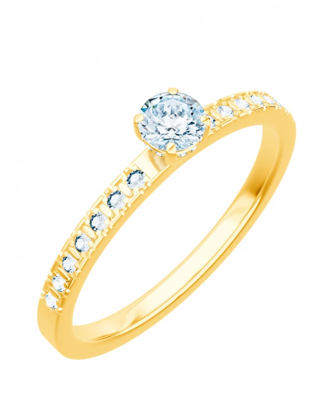 Pierścionek Bonore Crystal Santorsoze złota próby 585 z diamentem 0,5 ct 92343