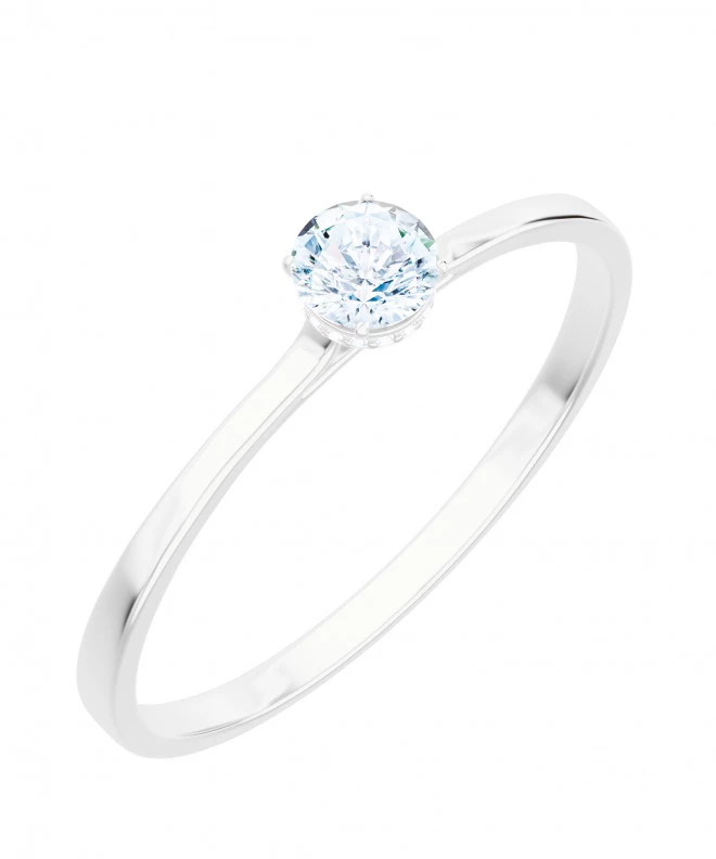 Pierścionek Bonore Elegant Frignanoz białego złota próby 585 z diamentem 0,5 ct 105790