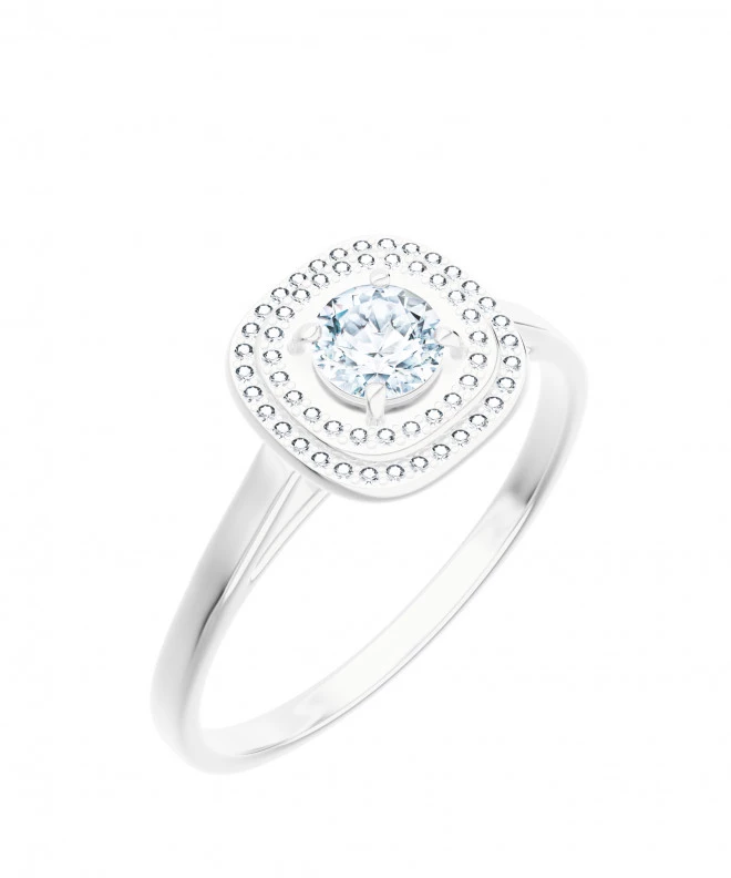 Pierścionek Bonore Crystal Luscianoz białego złota próby 585 z diamentem 0,4 ct 105791