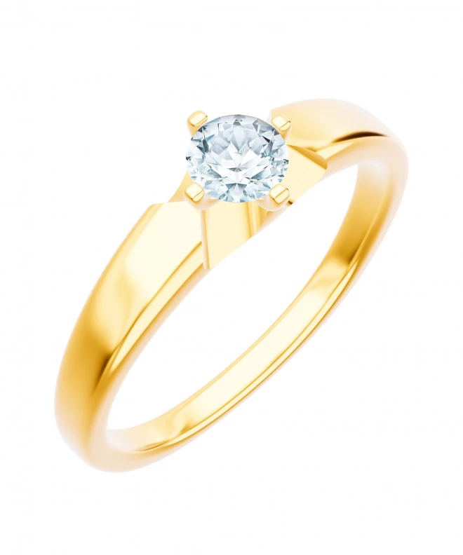 Pierścionek Bonore Elegant Fierozzoze złota próby 585 z diamentem 0,5 ct 91313