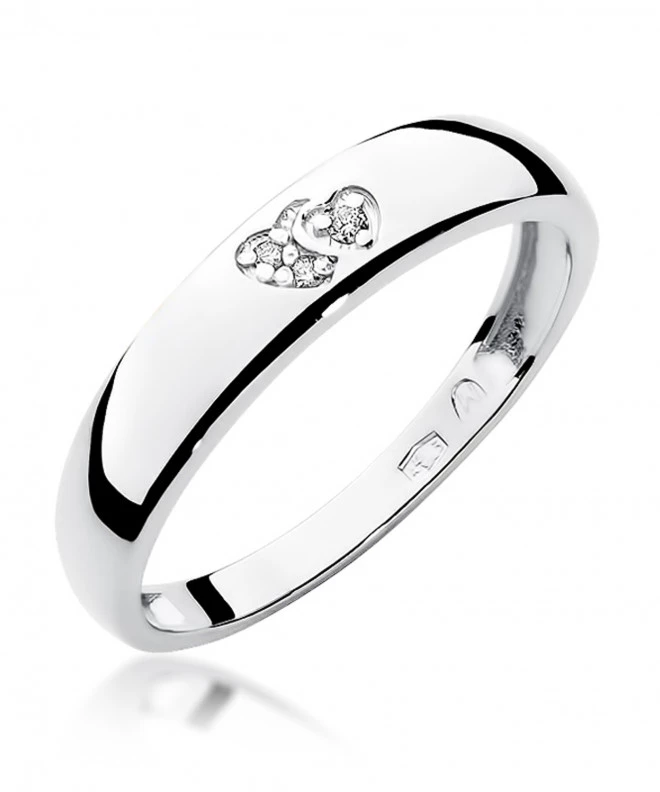 Pierścionek Bonore ze Złota próby 585 z diamentem 0,02 ct 152076