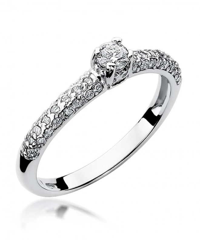 Pierścionek Bonore ze Złota próby 585 z diamentem 0,36 ct 152092