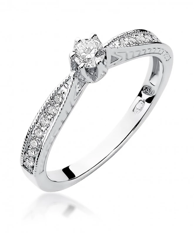 Pierścionek Bonore ze Złota próby 585 z diamentem 0,3 ct 152096