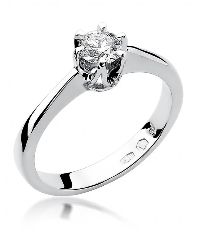 Pierścionek Bonore ze Złota próby 585 z diamentem 0,3 ct 152104
