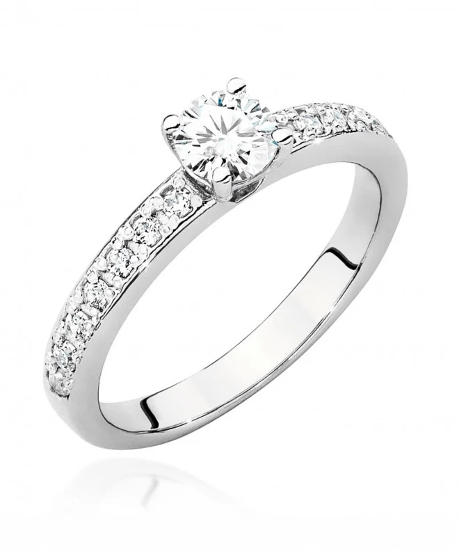 Pierścionek Bonore ze Złota próby 585 z diamentem 0,6 ct 169122