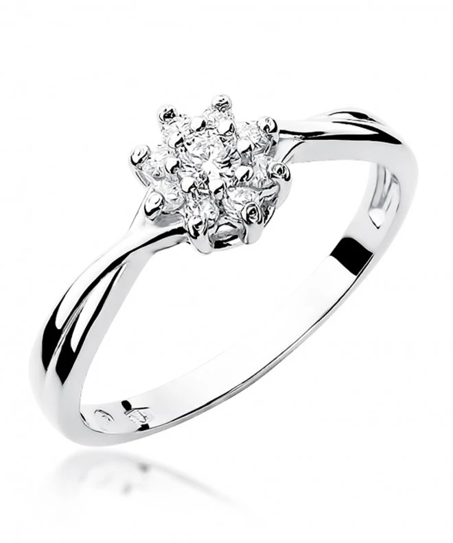 Pierścionek Bonore ze Złota próby 585 z diamentem 0,22 ct 151048