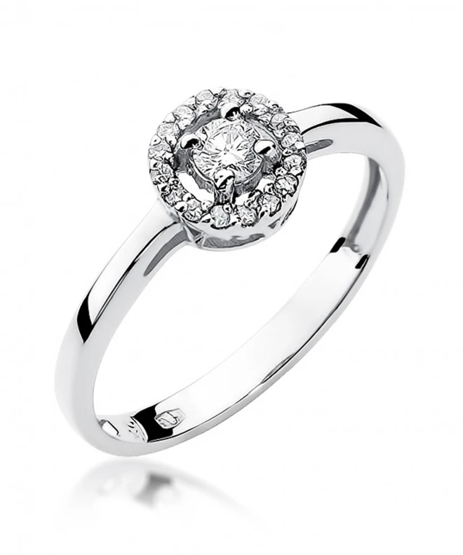 Pierścionek Bonore ze Złota próby 585 z diamentem 0,2 ct 153290