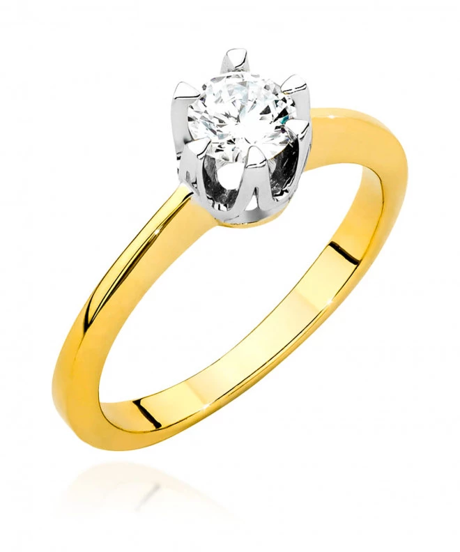 Pierścionek Bonore ze Złota próby 585 z diamentem 0,5 ct 157722