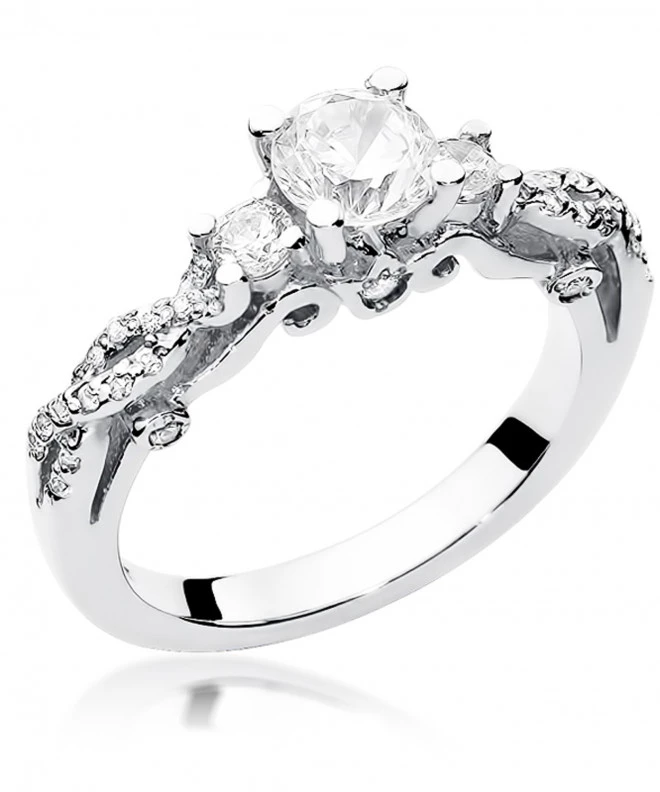 Pierścionek Bonore ze Złota próby 585 z diamentem 0,84 ct 150033