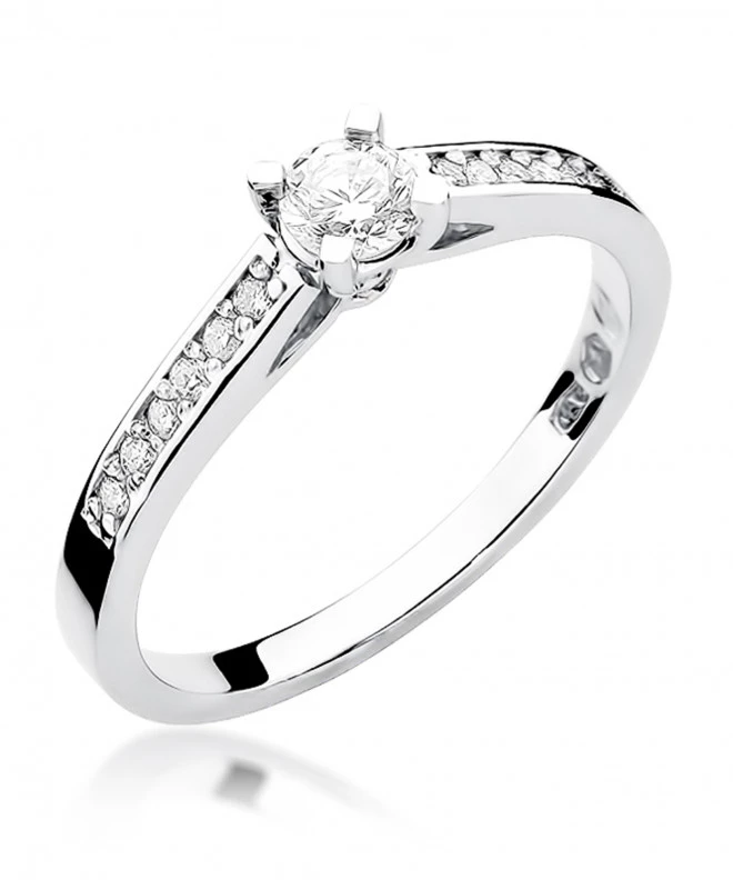Pierścionek Bonore ze Złota próby 585 z diamentem 0,36 ct 150042