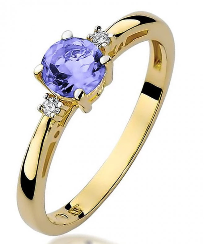 Pierścionek Bonore Midnight Otricolize złota próby 585 z tanzanitem 0,5 ct 99625