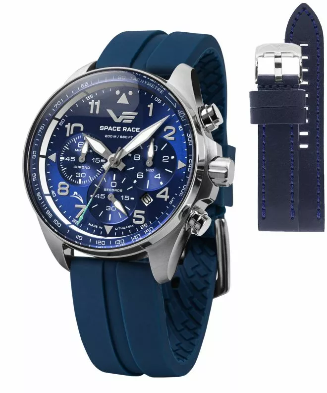 Zegarek męski Vostok Europe Space Race Chrono Limited Edition + pasek Vostok 6S20-325A742-47132