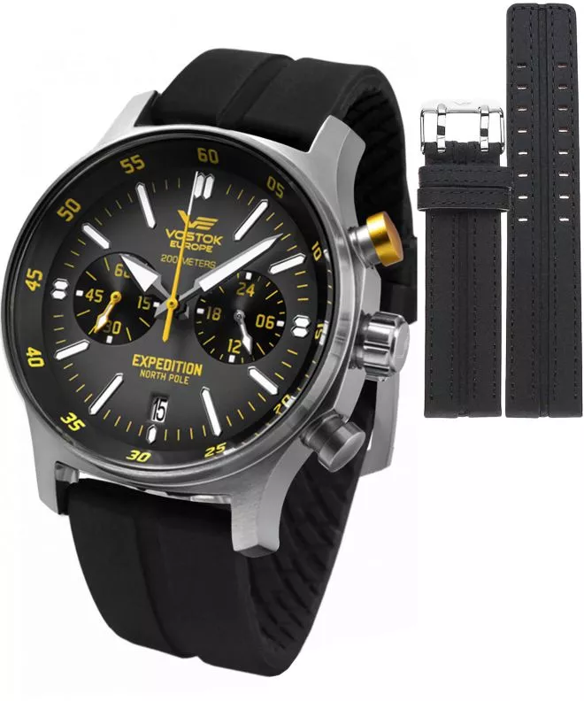 Zegarek męski Vostok Europe Expedition North Pole 1 Chrono Limited + pasek Vostok VK64-592A560-6702
