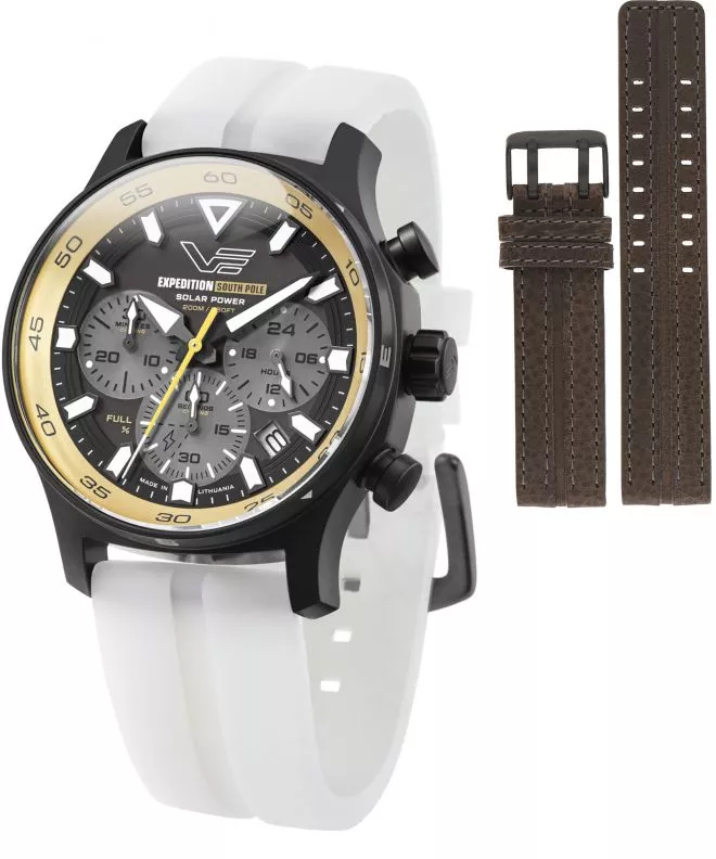 Zegarek męski Vostok Europe Expedition South Pole Solar Power Chronograph Limited Edition SET + pasek Vostok VR42-592C763-47125