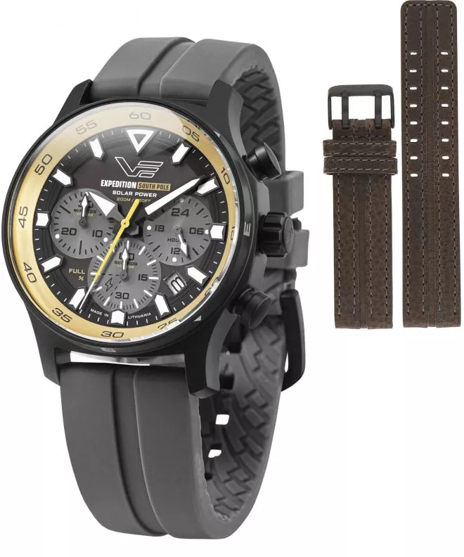Zegarek męski Vostok Europe Expedition South Pole Solar Power Chronograph Limited Edition SET + pasek Vostok VR42-592C763-59111