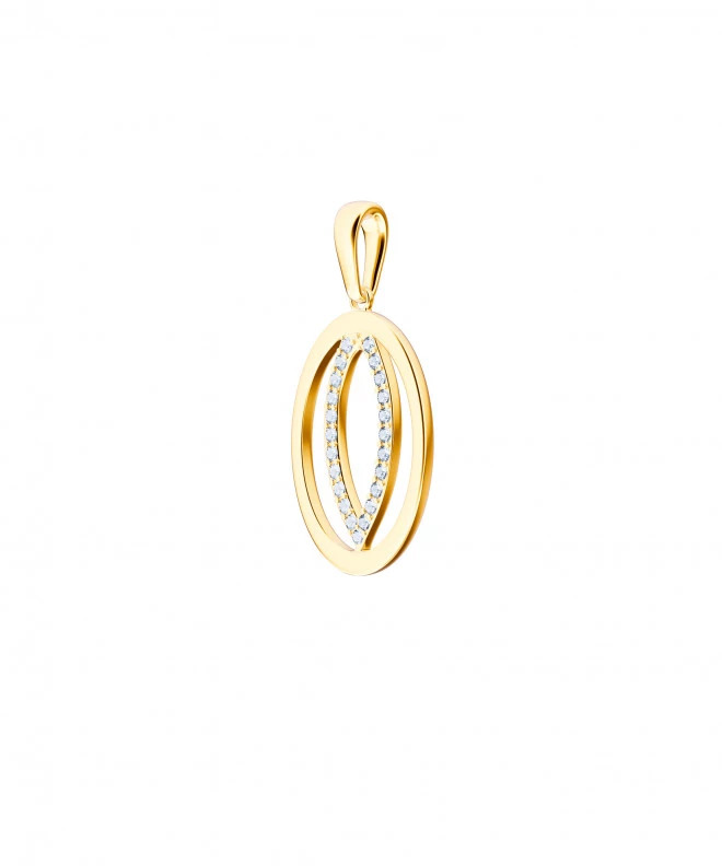 Zawieszka Bonore Crystal Cesana Torineseze złota próby 585 z cyrkonią 144106