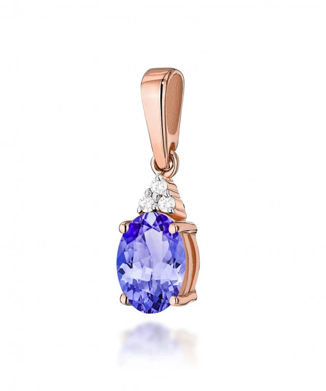 Zawieszka Bonore ze Złota próby 585 z tanzanitem 0,7 ct 173750