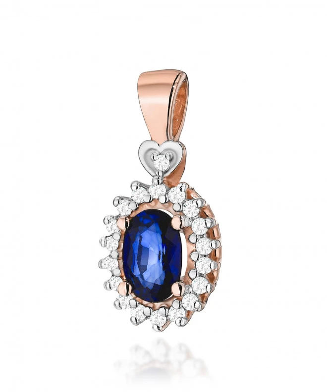 Zawieszka Bonore ze Złota próby 585 z szafirem 0,7 ct 173839