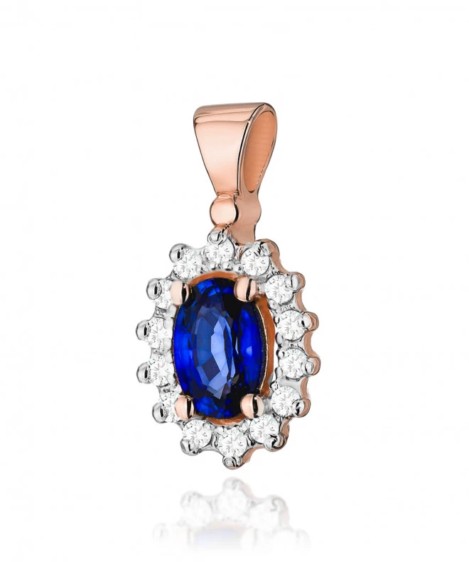 Zawieszka Bonore ze Złota próby 585 z szafirem 0,7 ct 173866