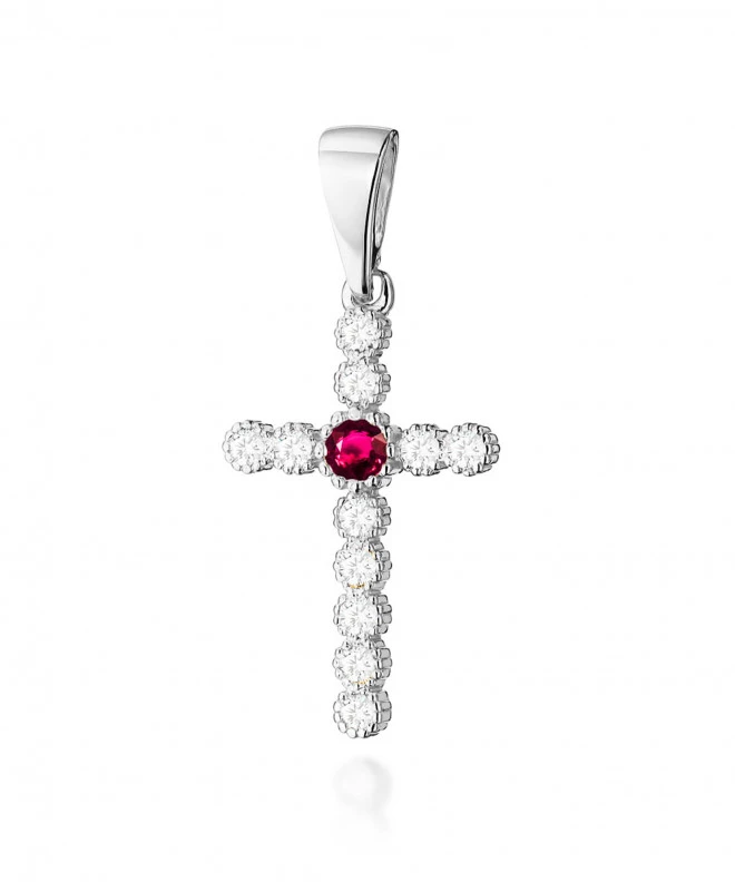 Zawieszka Bonore ze Złota próby 585 z rubinem 0,15 ct 173728