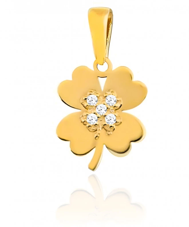 Zawieszka Bonore Blossom Castelbelforteze złota próby 585 z cyrkonią 140915