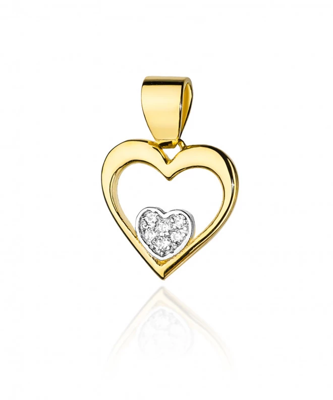 Zawieszka Bonore ze Złota próby 585 z diamentem 0,05 ct 173287