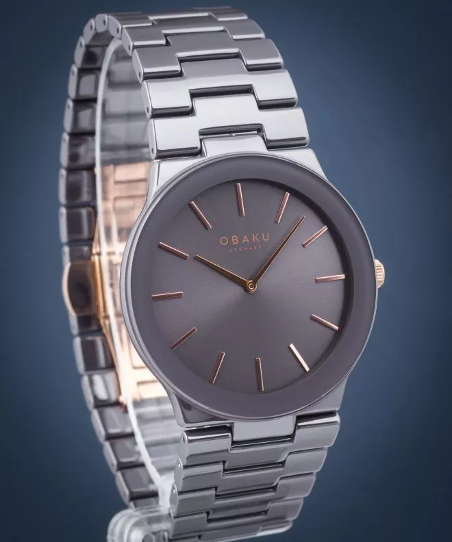 Zegarek męski Obaku Svale Graphite V281GXJJCJ