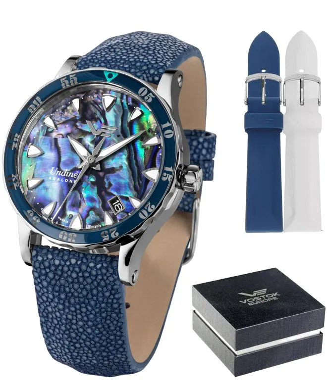 Zegarek damski Vostok Europe Undine Abalone Limited Edition NH35A-515A757