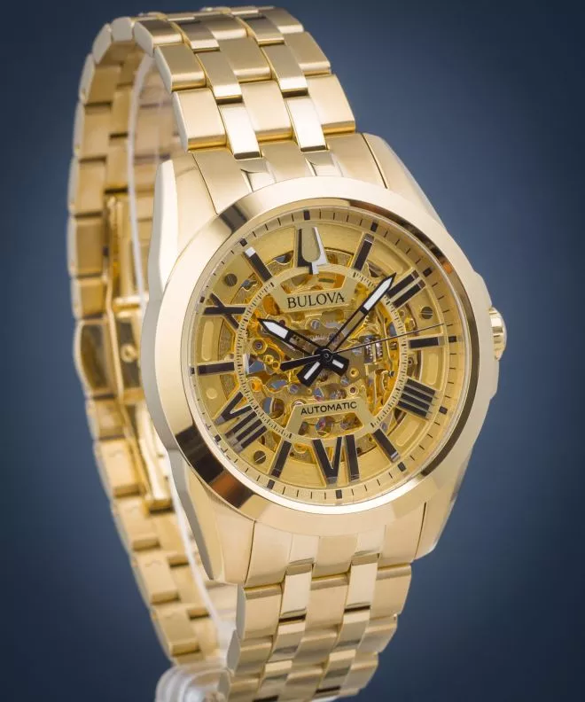 Zegarek męski Bulova Classic Sutton Skeleton Automatic 97A162