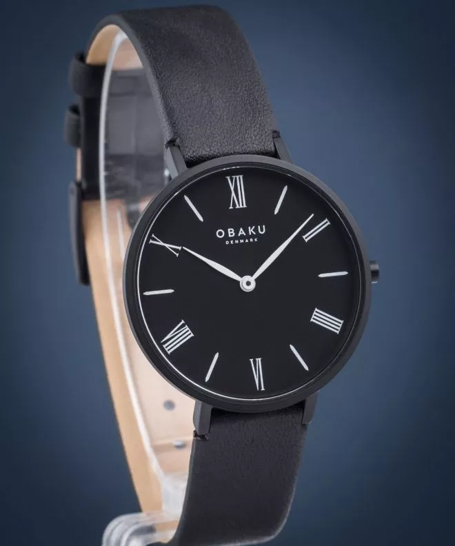 Zegarek damski Obaku Folie Lille Ebony V283LXBBRB