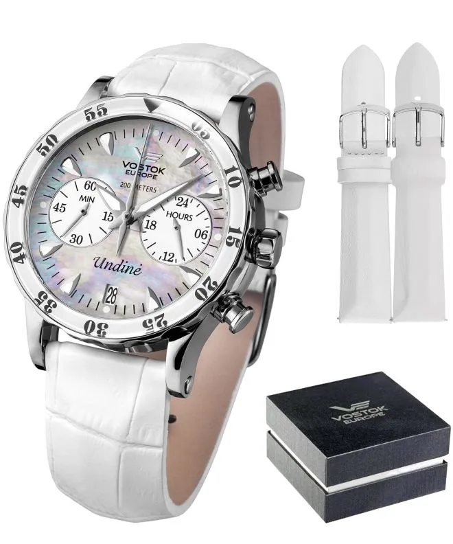 Zegarek damski Vostok Europe Undine Chronograph Limited Edition VK64-515A671