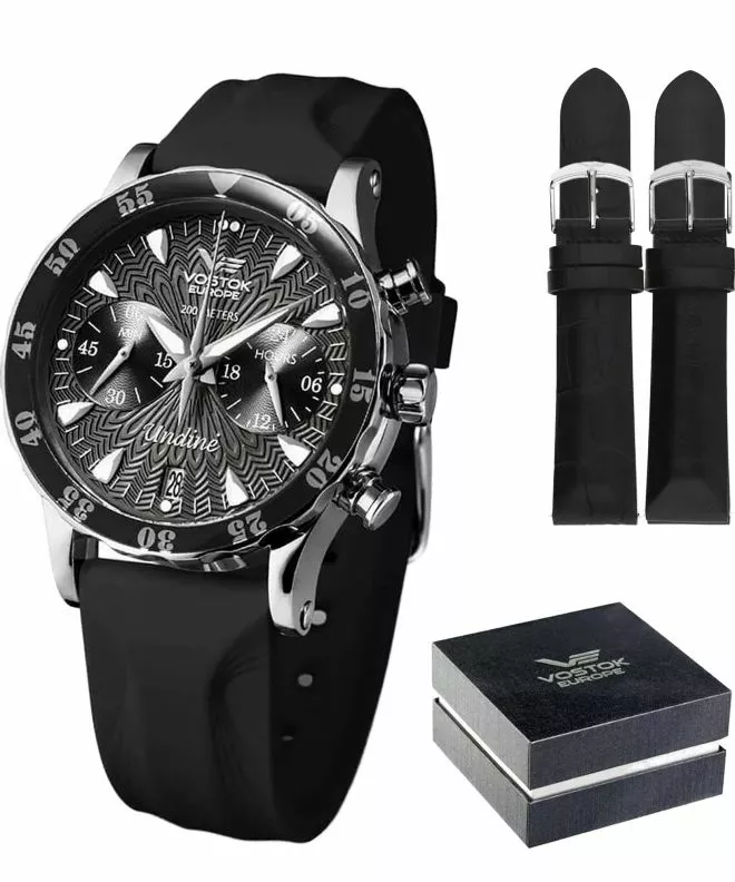 Zegarek damski Vostok Europe Undine Chronograph Limited Edition VK64-515A523